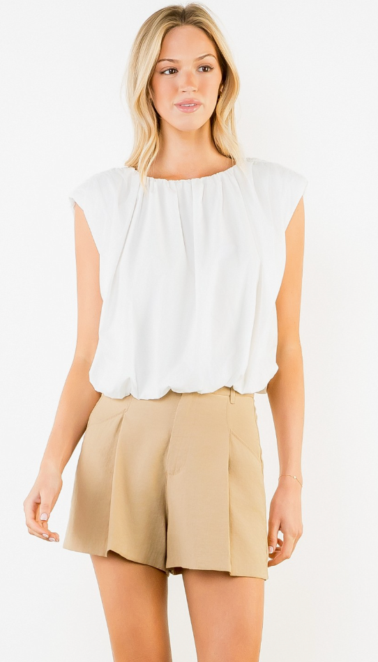 "UNFADING BEAUTY" WHITE TOP