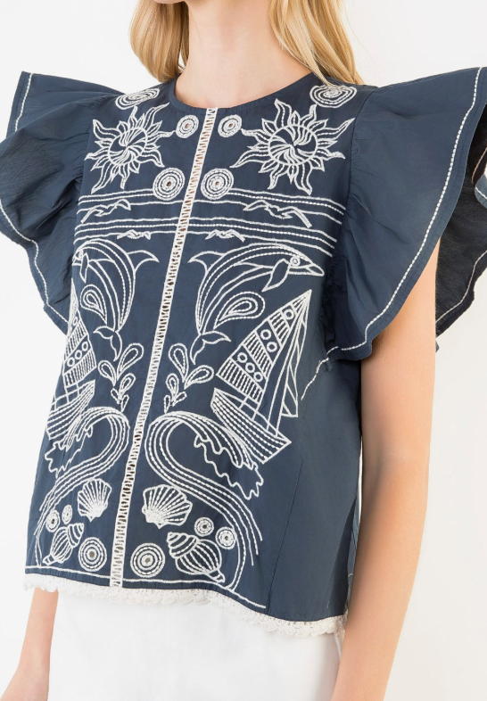 "LIVING WATER" TOP