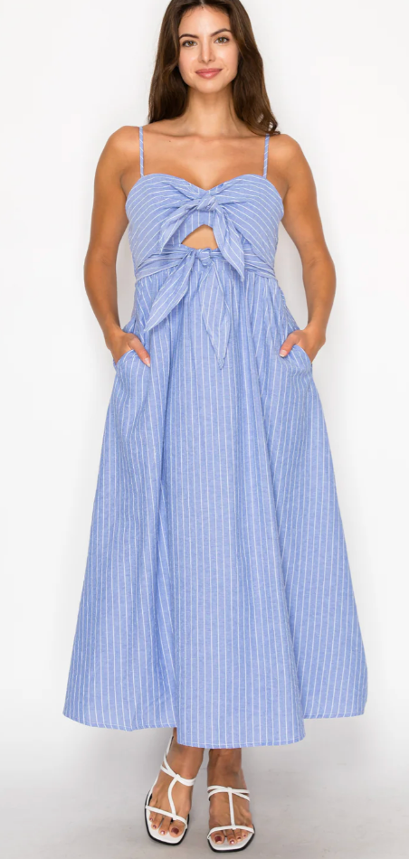 "FIRM FOUNDATION" MIDI DRESS