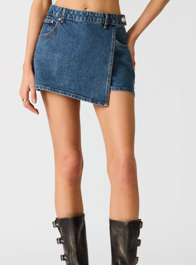 skort, denim skirt, denim shorts