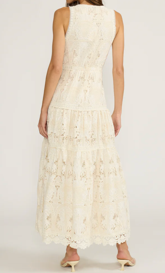 FRANCIA TIERED DRESS by Lucy Paris
