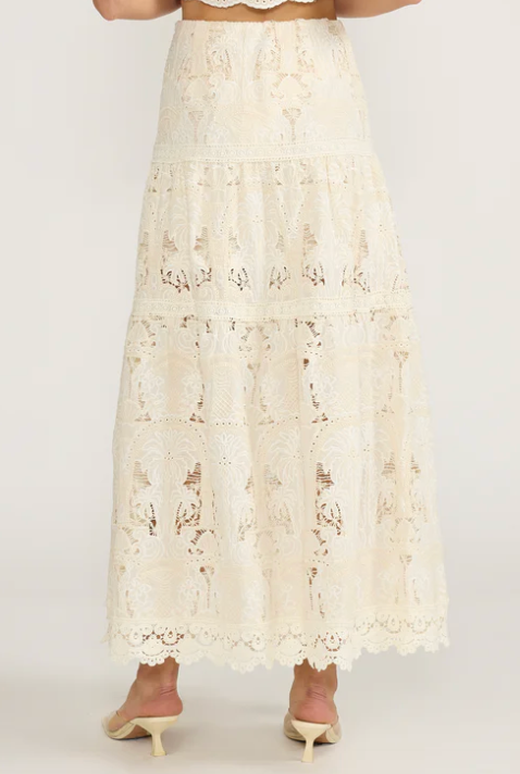 ELORDI TIERED SKIRT by Lucy Paris