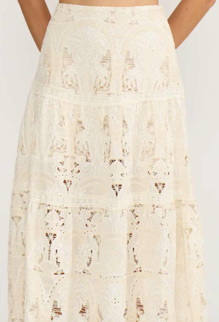 ELORDI TIERED SKIRT by Lucy Paris