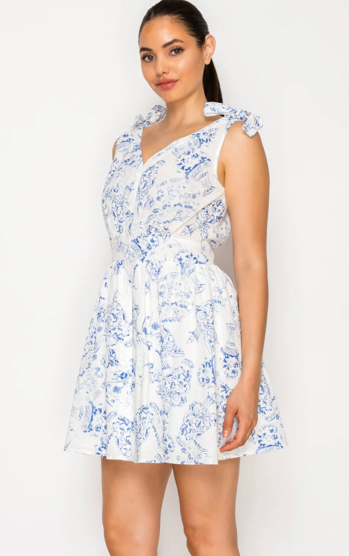 "LAMP UNTO MY FEET" DRESS