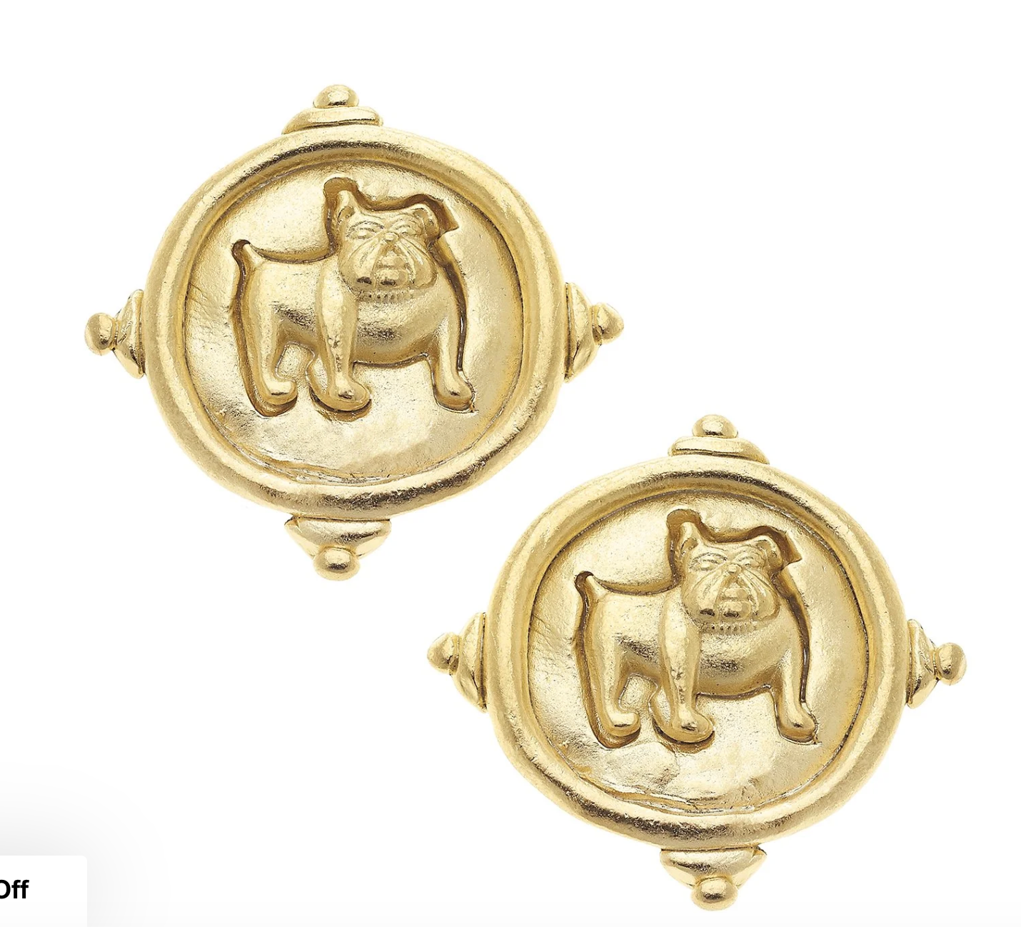 Bulldog Studs by Susan Shaw