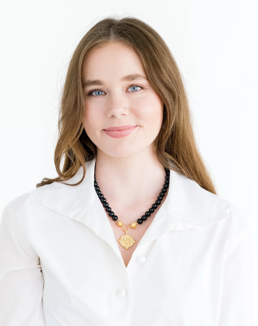 Bulldog Onyx Necklace by Susan Shaw