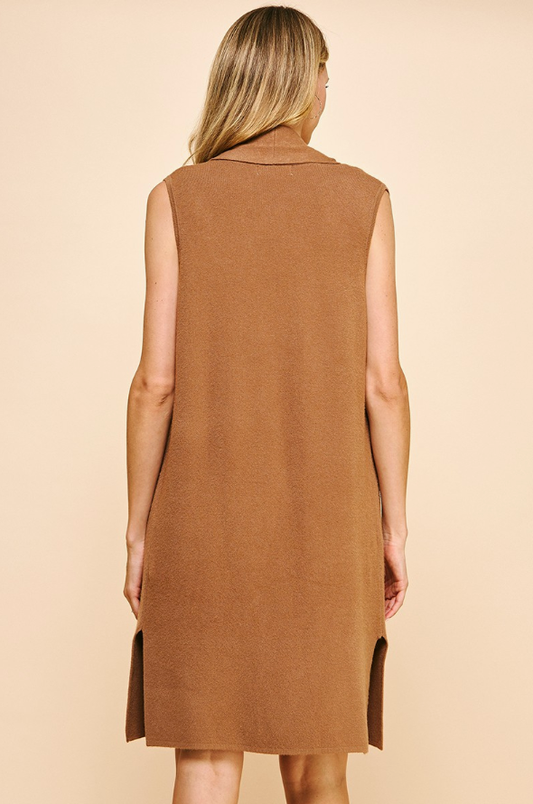 “FOREVER AMEN” BROWN CARDIGAN