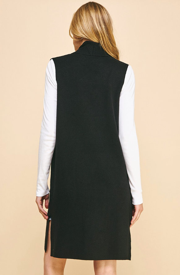 "FOREVER AMEN" BLACK CARDIGAN