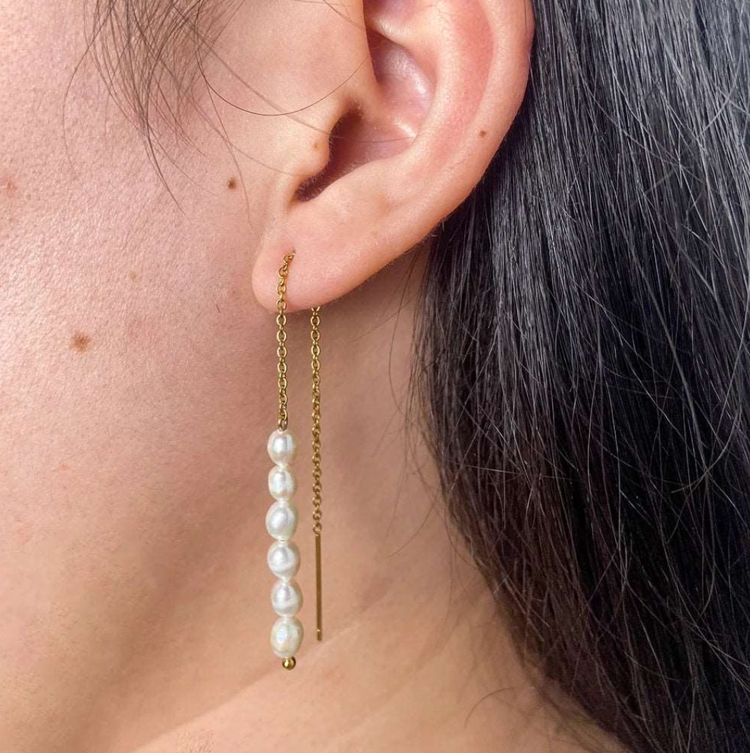 DIVA PEARL EARRINGS by Katie Rae