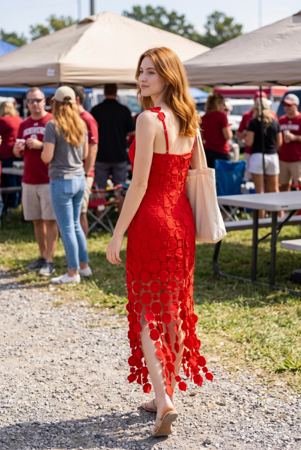 "SATURDAY SHOWSTOPPER" Midi Dress