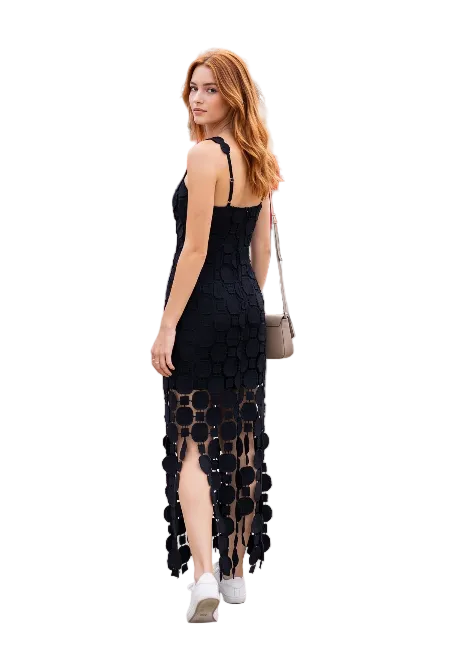 "SATURDAY SHOWSTOPPER" Midi Dress