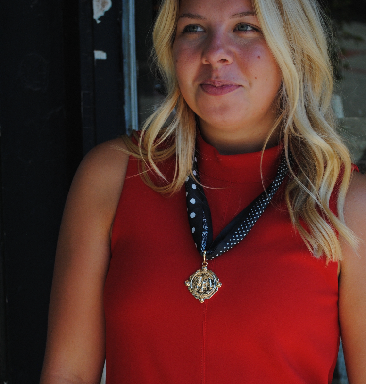 "TAILGATE DARLING" Drop-Waist Mini Dress
