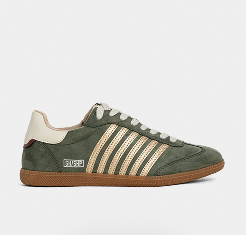 "STEVIE SNEAKER" in Sage Suede by ShuShup