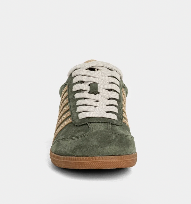 "STEVIE SNEAKER" in Sage Suede by ShuShup
