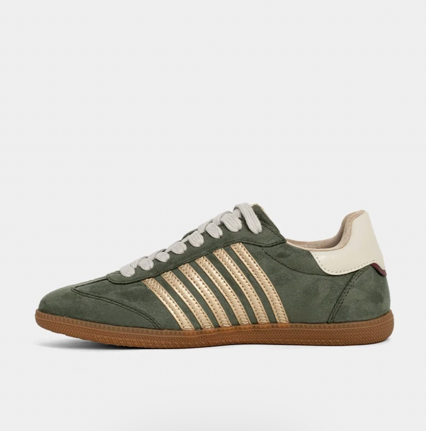 "STEVIE SNEAKER" in Sage Suede by ShuShup