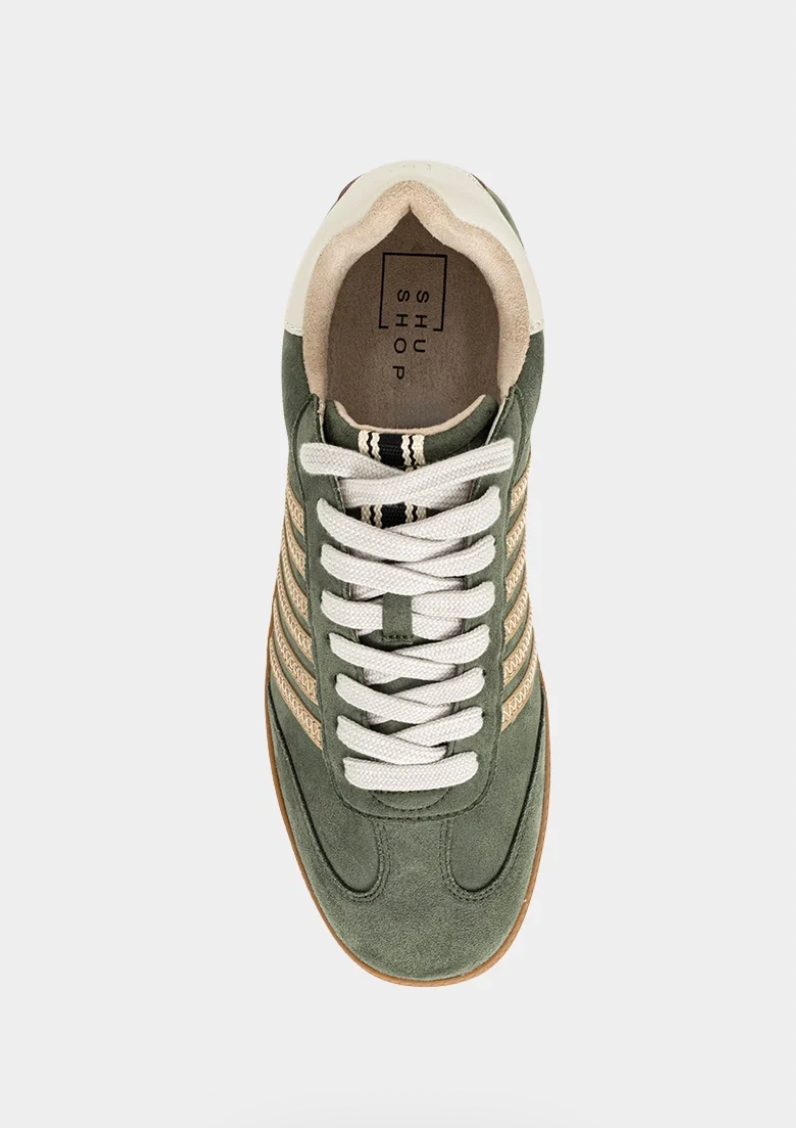 "STEVIE SNEAKER" in Sage Suede by ShuShup