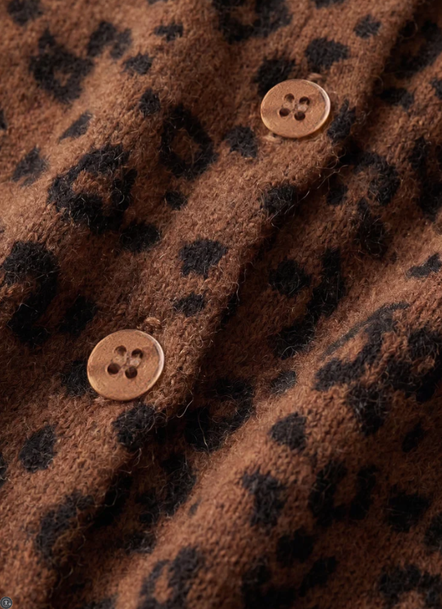 "MEDINA LEOPARD CARDIGAN" by Z Supply