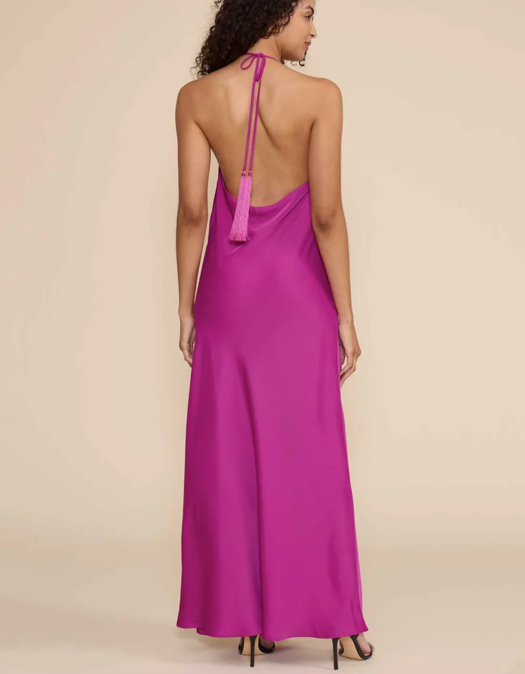 AURORA COWL NECK HALTER DRESS by Lucy Paris
