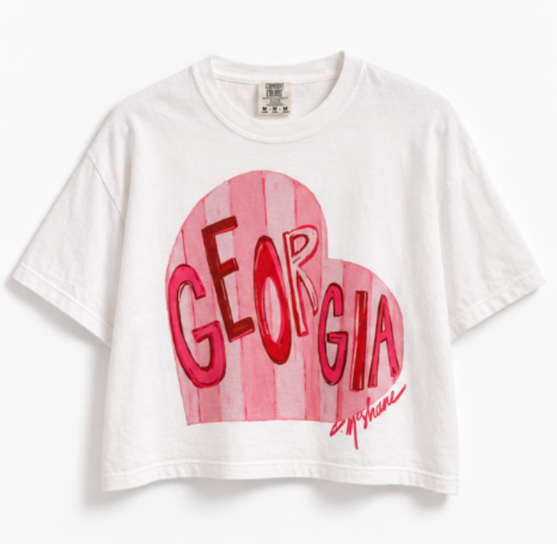 "GEORGIA LOVE" Boxy T-Shirt