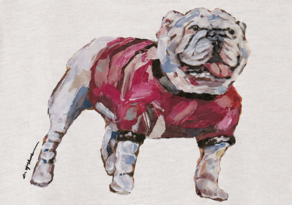 "GEORGIA HERITAGE" Edgy Small Bulldog Tee
