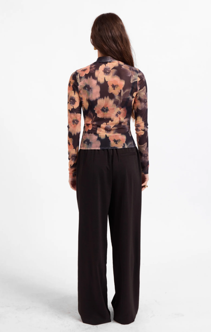 GARDEN GRIT MULTI PRINT KNIT TOP