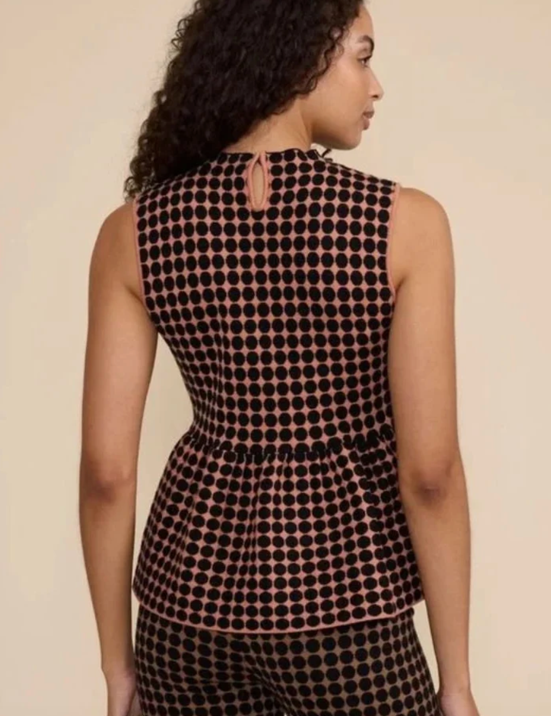CATHERINE PEPLUM TOP by Lucy Paris