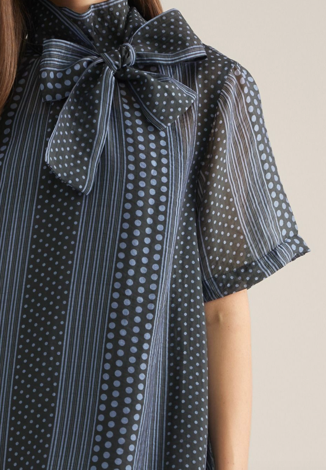 THE MARLOWE Striped Maxi Dress
