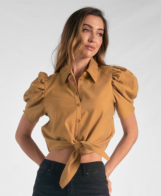 WHITNEY PUFF SLEEVE TOP