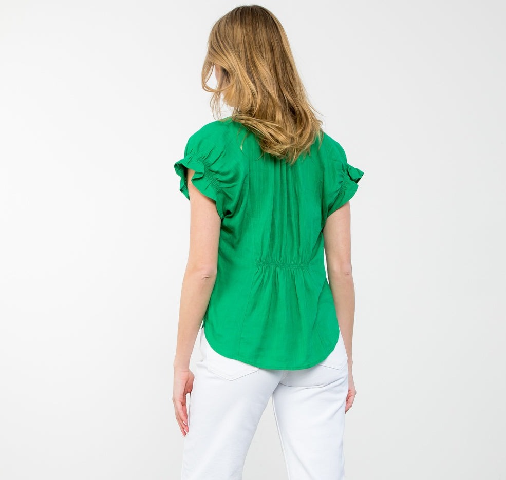 EDWINA SHORT SLEEVE TOP