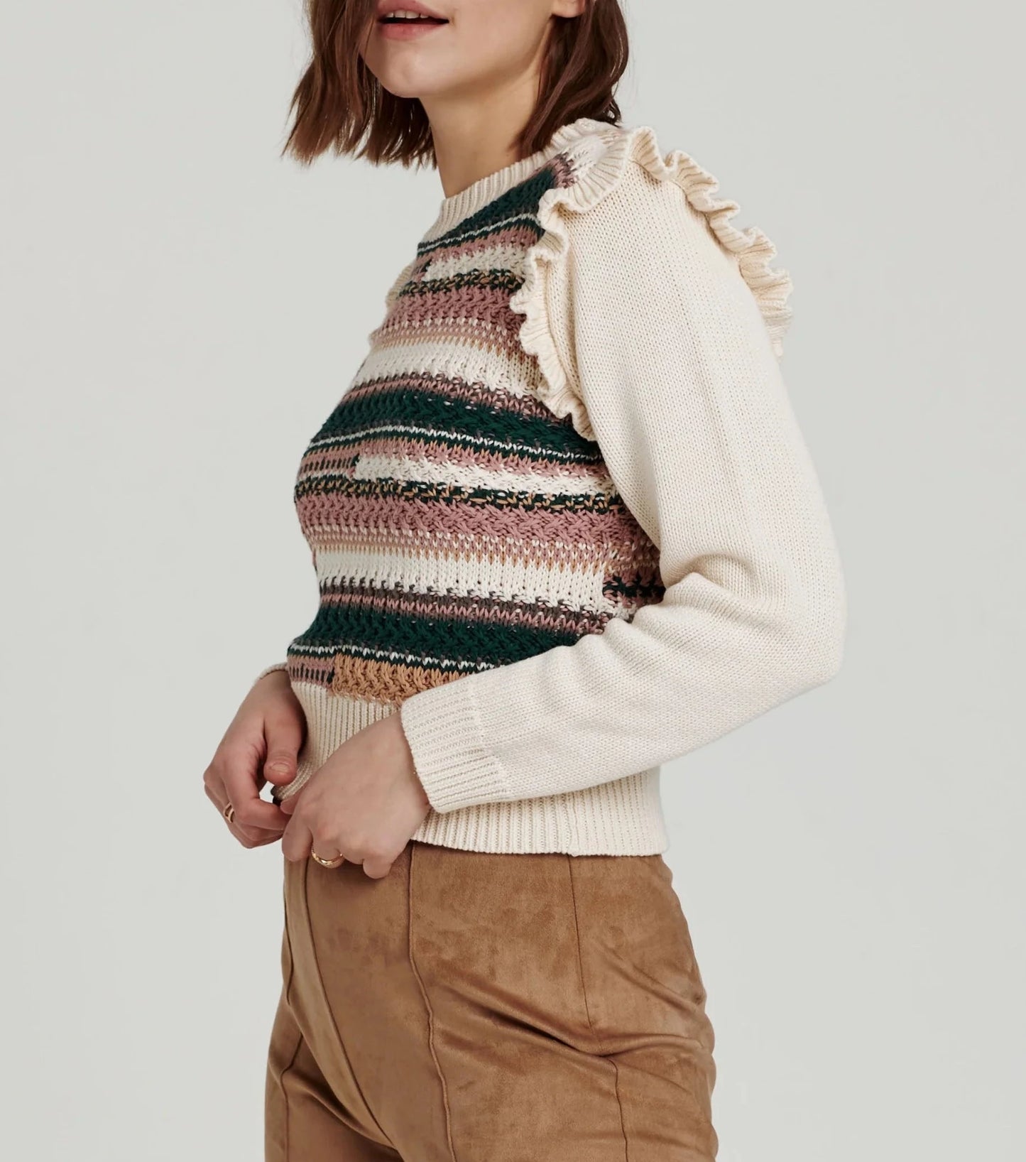 MARTA CROCHET STYLE SWEATER