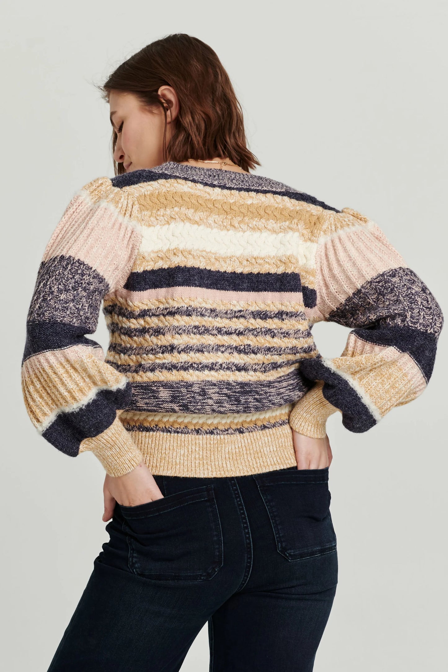 GENEVA PUFF SLEEVE SWEATER