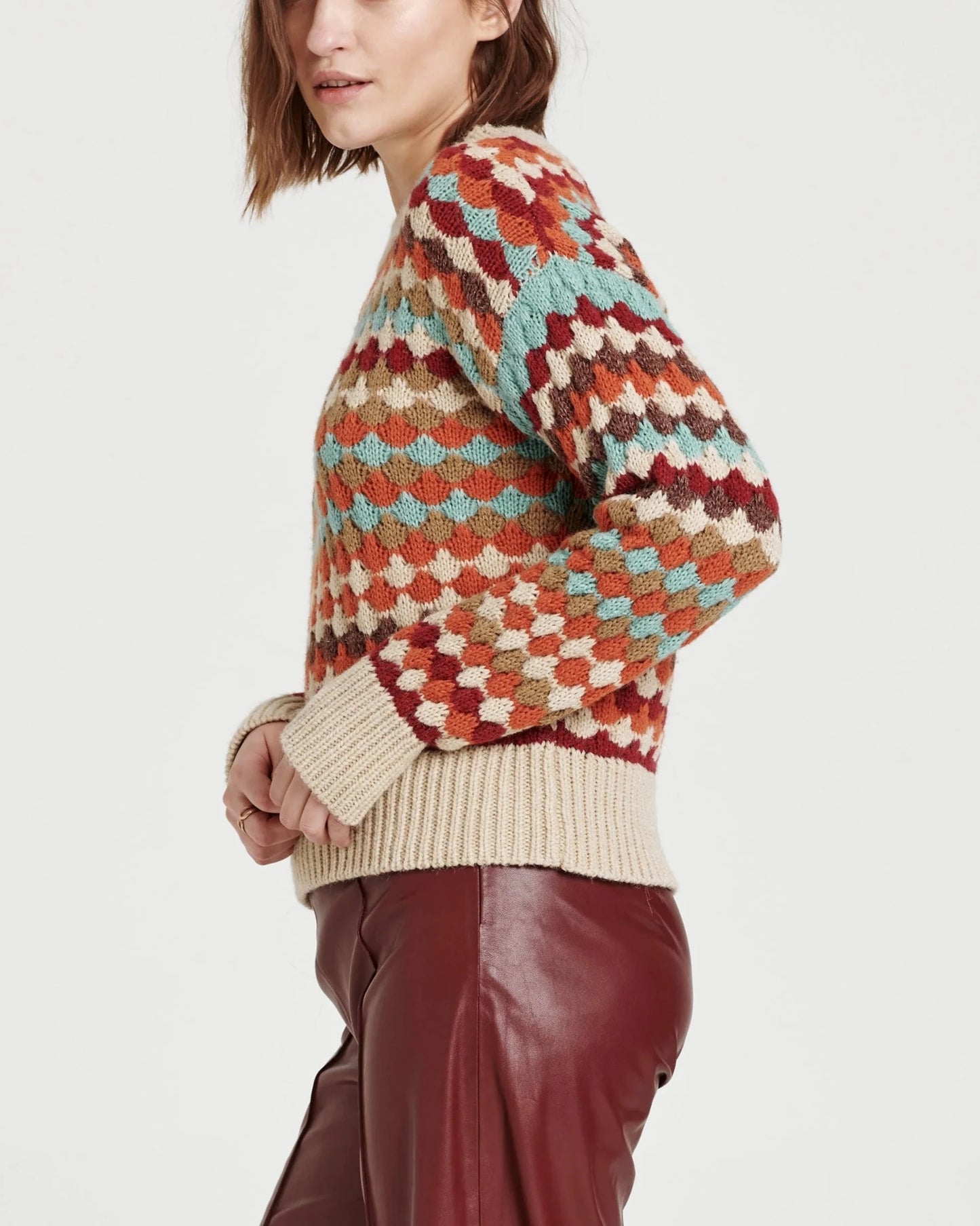 FABIENNE MULTI COLOR SWEATER