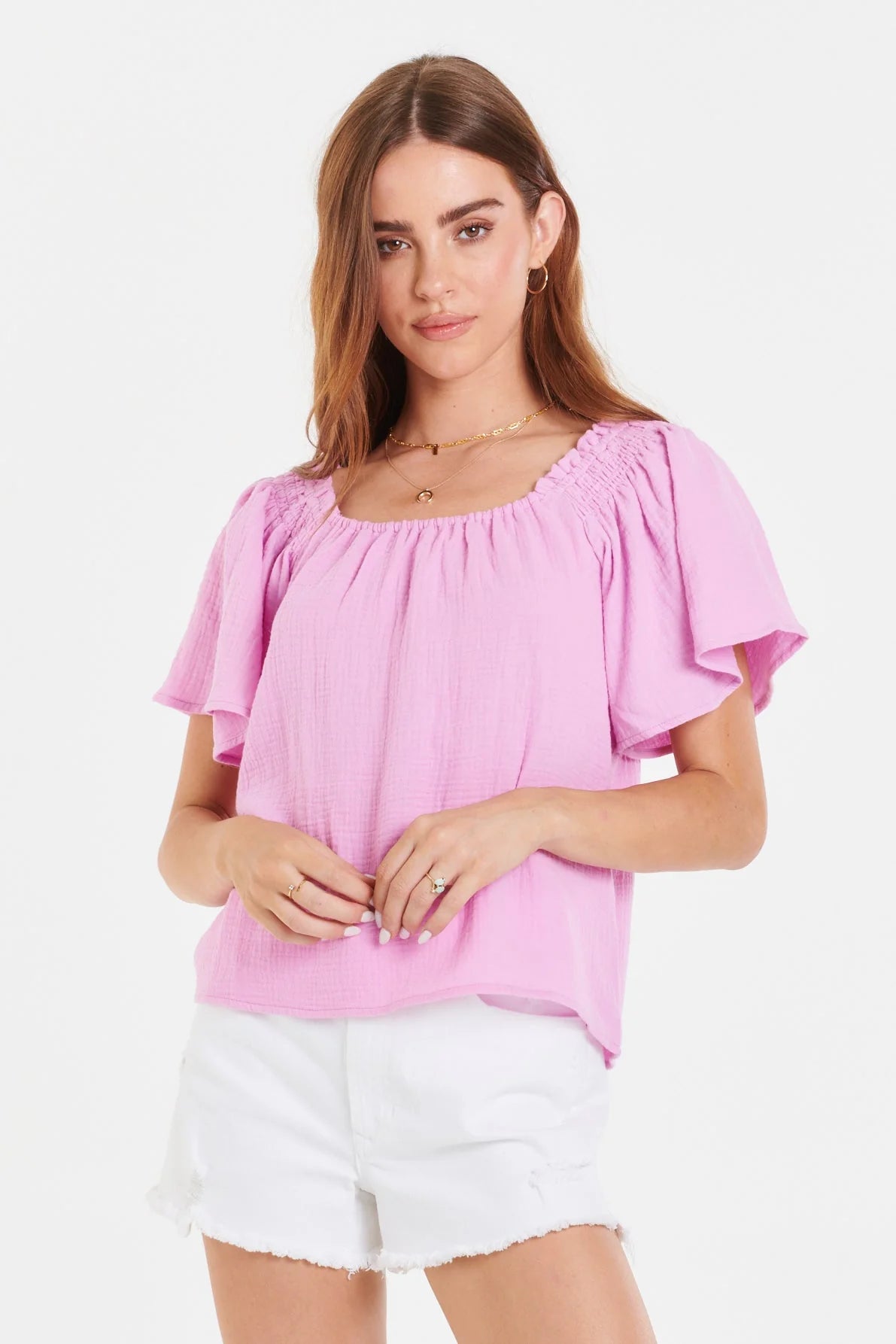 PRIAH GAUZE TOP