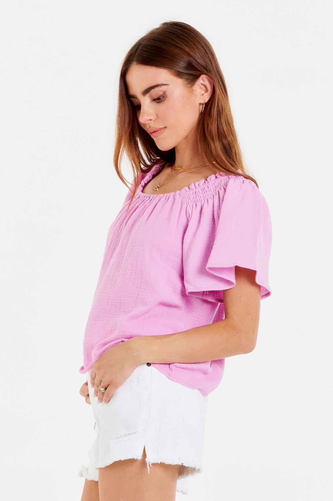 PRIAH GAUZE TOP