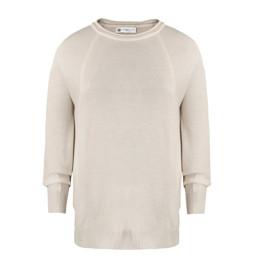 Cobblestone VERA RAGLAN SLEEVE PULLOVER SWEATER