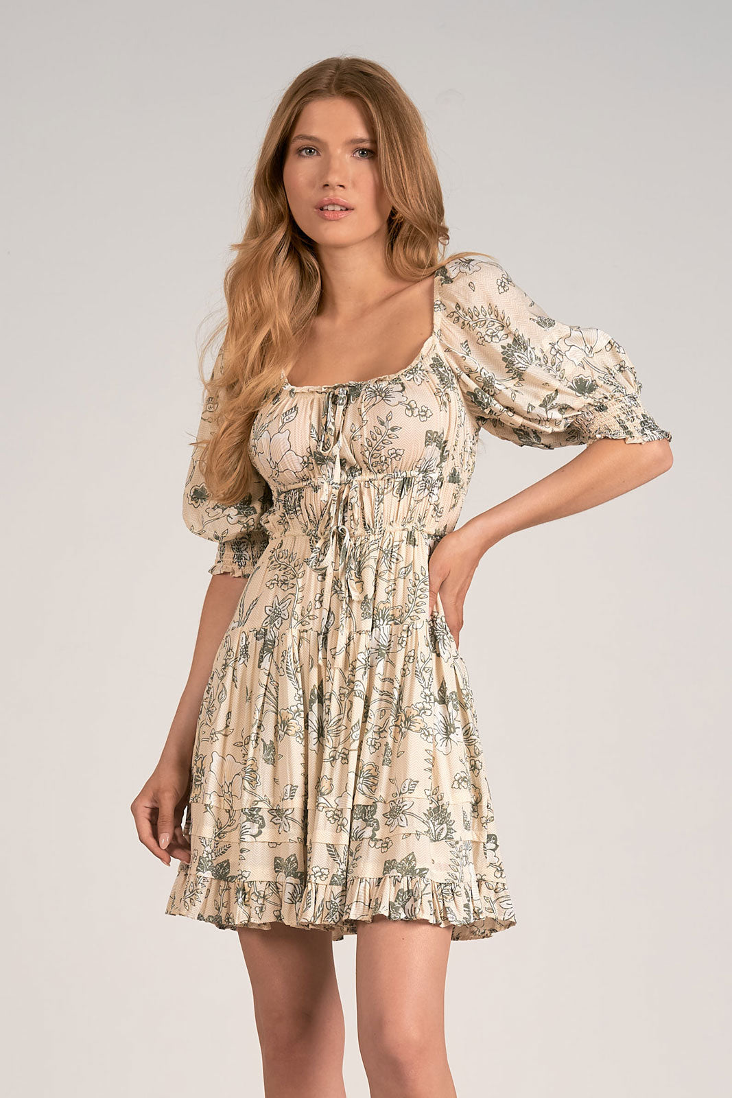 "SHOUTS OF JOY" MINI DRESS