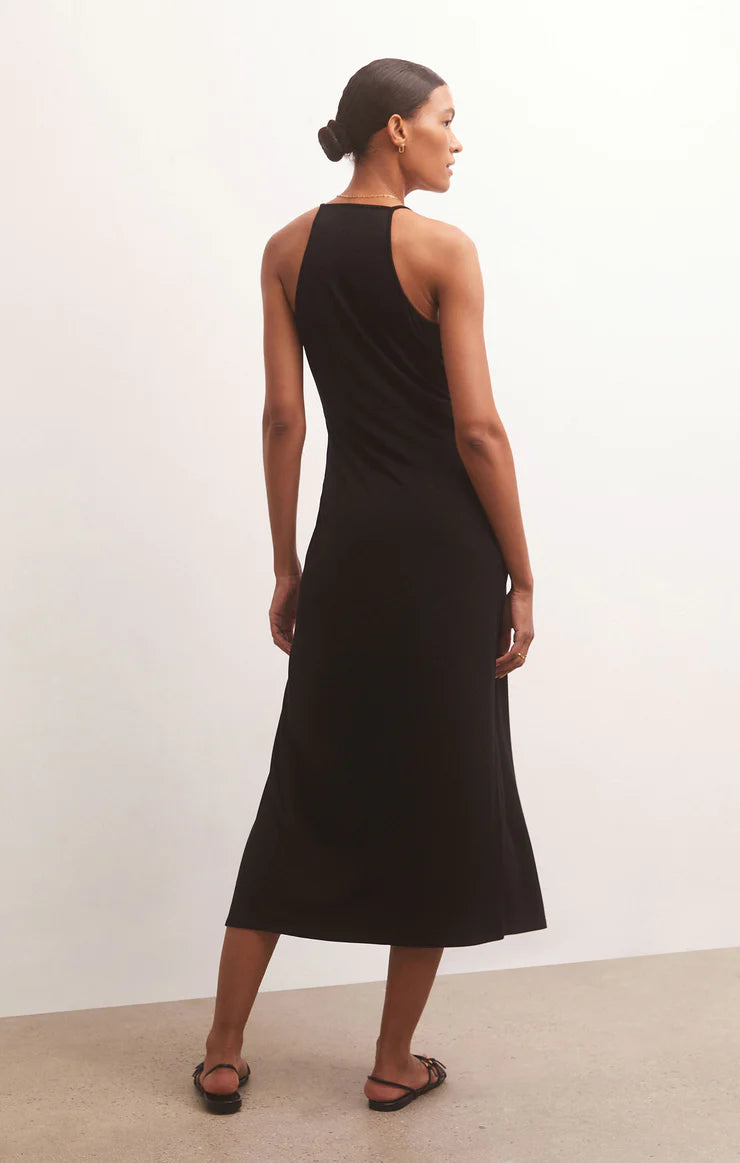 RONDA SOLID TWIST DRESS