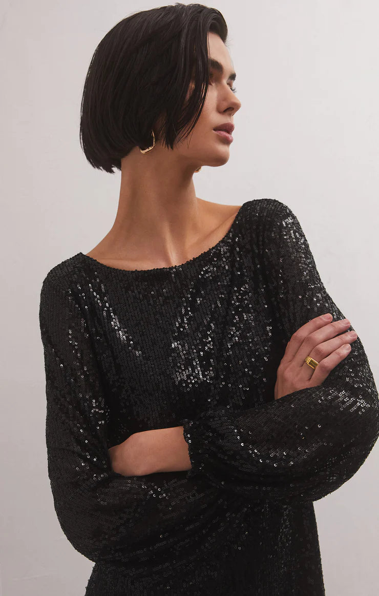 ANDROMEDA SEQUIN DRESS