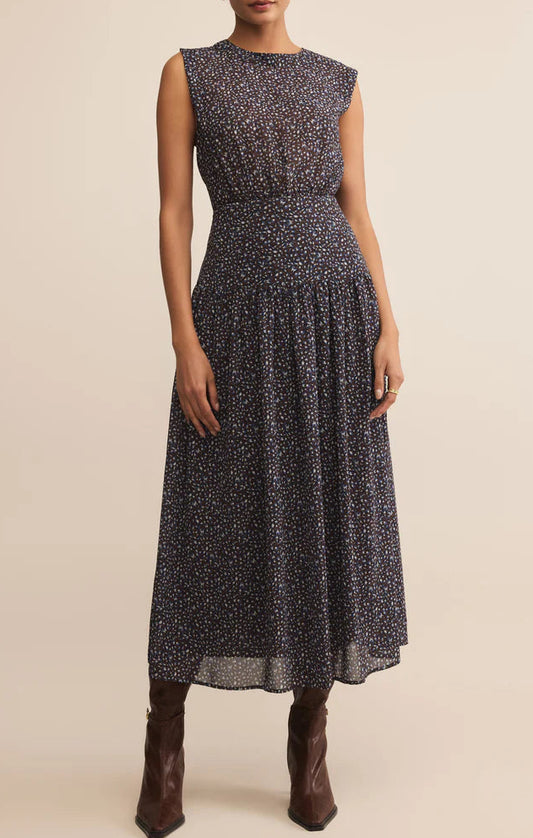 ETTA ASPEN FLORAL MIDI DRESS by Z Supply