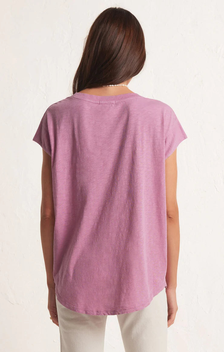 LAID BACK SLUB TOP