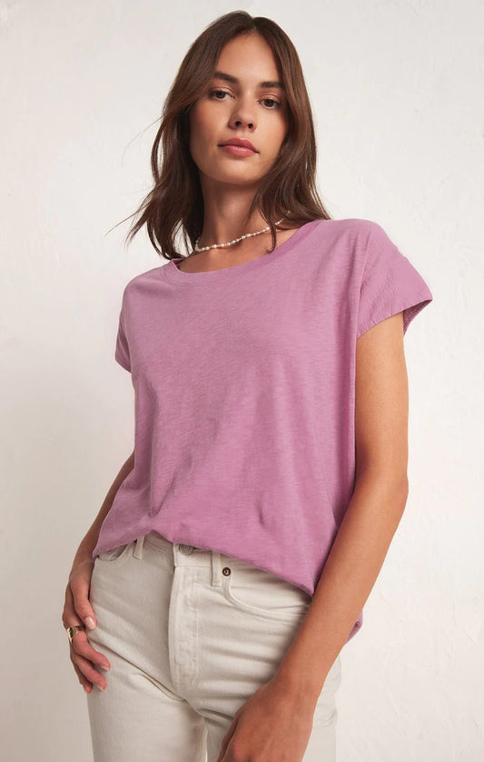 LAID BACK SLUB TOP