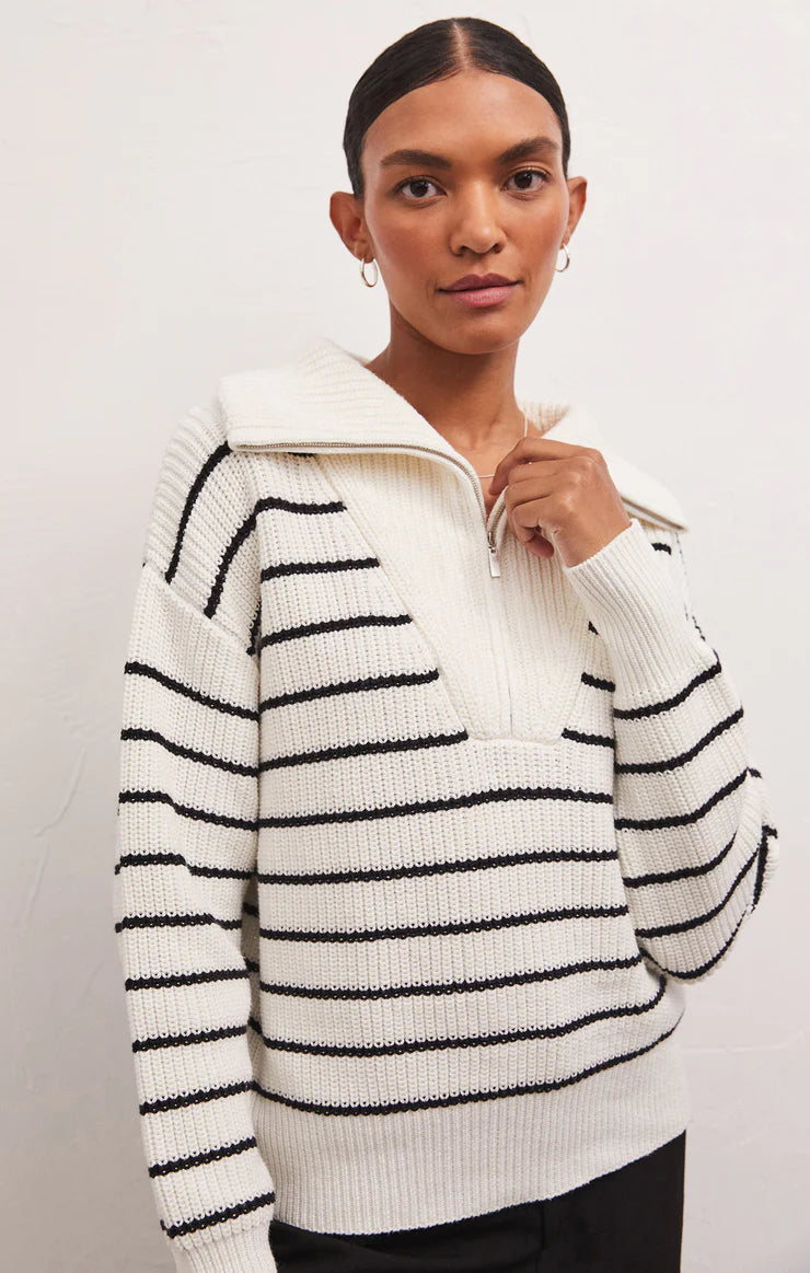 VILLA HALF ZIP SWEATER