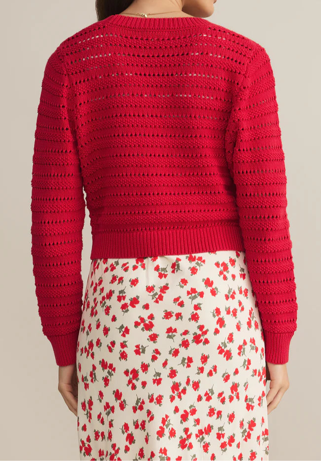 "IS TO COME" CARDIGAN