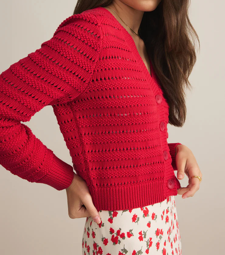 "IS TO COME" CARDIGAN