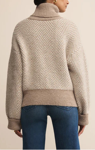 BALKAN FUNNEL NECK SWEATER by Z Supply