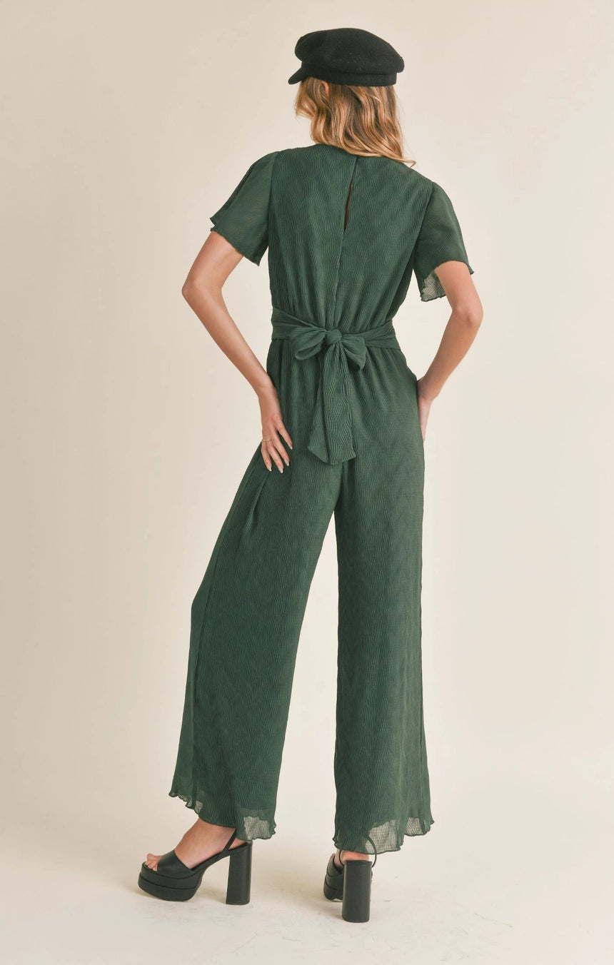 WONDERSTRUCK V NECK JUMPSUIT