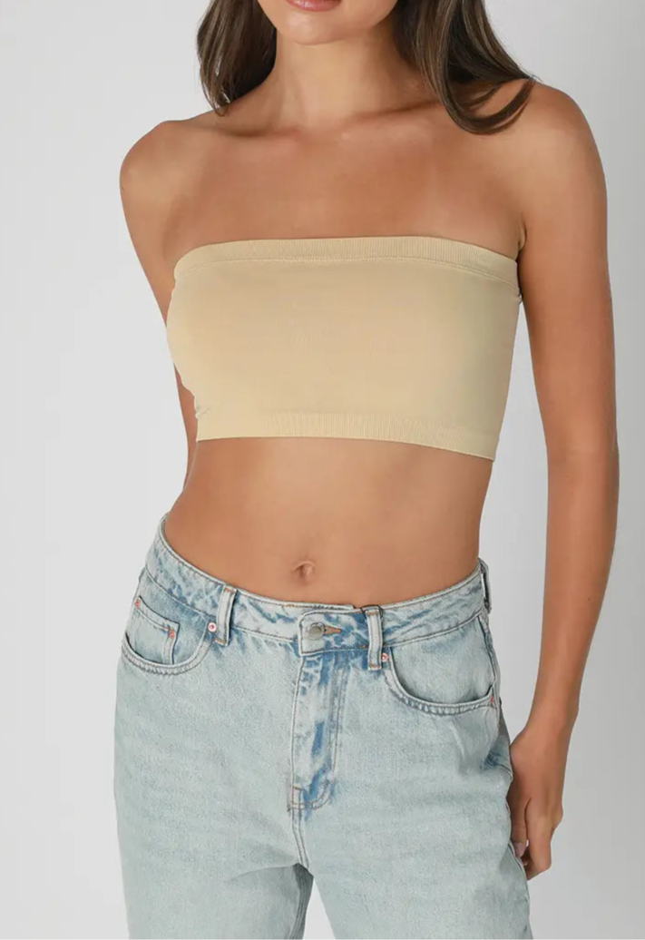 NIKIBIKI BANDEAU LAYERING TOP
