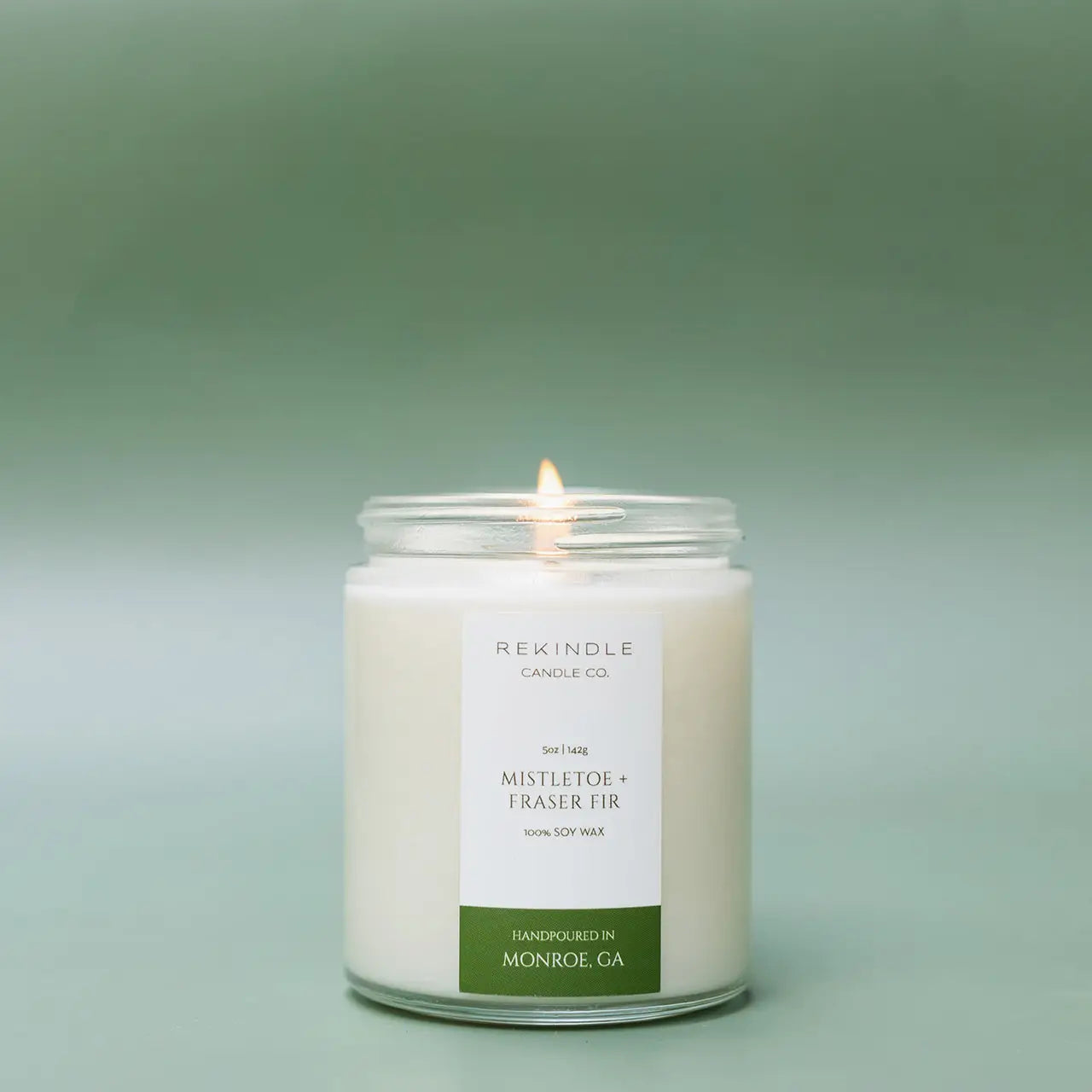 REKINDLE CANDLE CO 5 OZ JAR CANDLE - HOLIDAY SCENTS