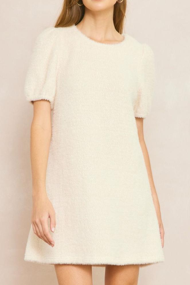 "FIX OUR THOUGHTS" SWEATER DRESS