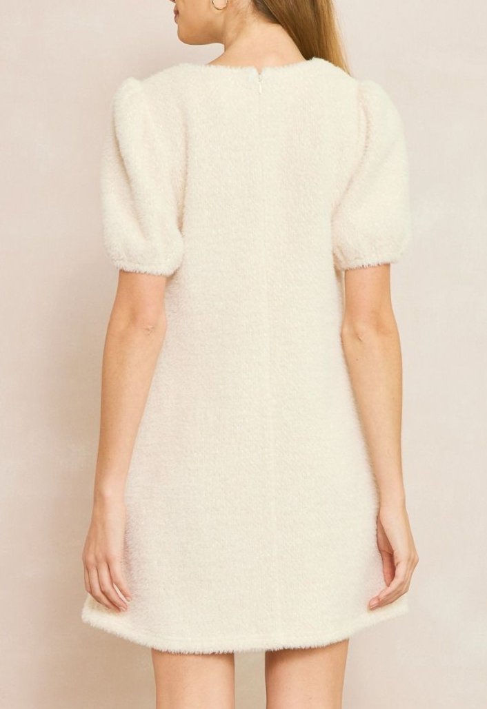"FIX OUR THOUGHTS" SWEATER DRESS